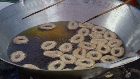 Donuts Thai style Stock Footage 80047379