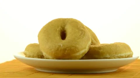 Donuts turning Stock Footage 21082872