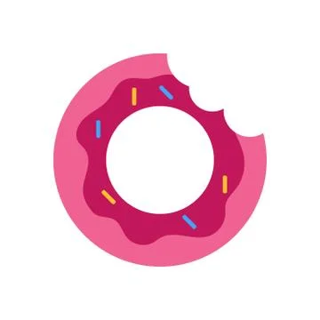 Donuts vector design template illustration Stock Illustration