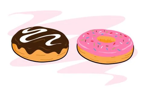 Donuts Vector Illustration Stock Illustration