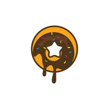 Donuts vector,icon,logo illustration Stock Illustration