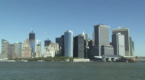 Donwtown Manhattan A Stock Footage 24988168