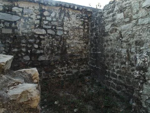 The Dooars jail, also called Buxa Fort, is a notable historical site Stock Photos
