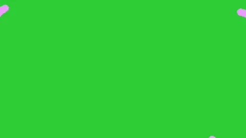 Doodle Animated Elements | Green Screen Overlay Stock Footage 322104005