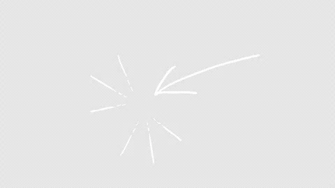 A doodle animation showing lines a hand-drawn arrow made with a pen Stock-Footage 344801780