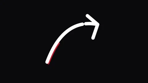 Doodle arrows collection of hand drawn animated elements for business Video stock 345587839