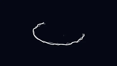Doodle arrows hand drawn animated white scribble pointer element for Stock Footage 346533529