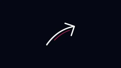 Doodle arrows pointing up Animation 4K Stock Footage 336853745
