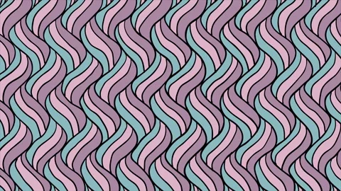 Doodle art background pattern on a seamless loop Stock Footage 335622620