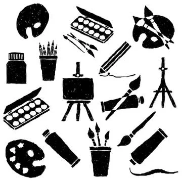 Doodle art collection Stock Illustration