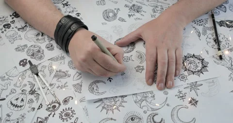 Doodle art Stock-Footage 201296280