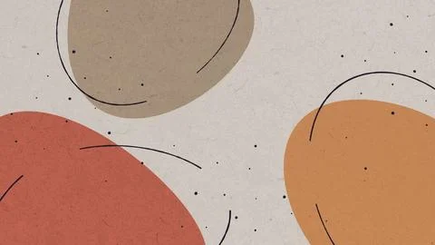 Doodle Background Pattern Abstract Colored Shapes Stock Photos