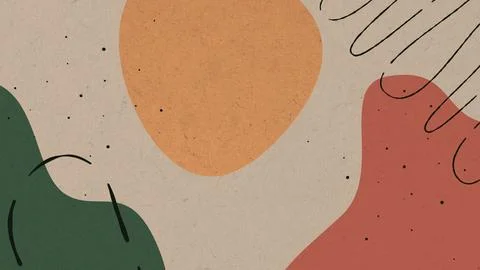 Doodle Background Pattern Abstract Colored Shapes Stock Photos