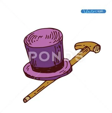 Doodle Bank icon set , hand drawn illustration. Stock Illustration