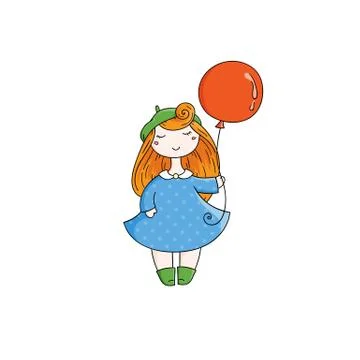 Doodle child. Stock Illustration