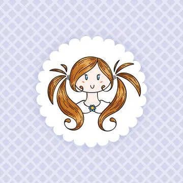 Doodle child. Stock Illustration