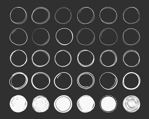 Doodle Circles Stock-Illustration