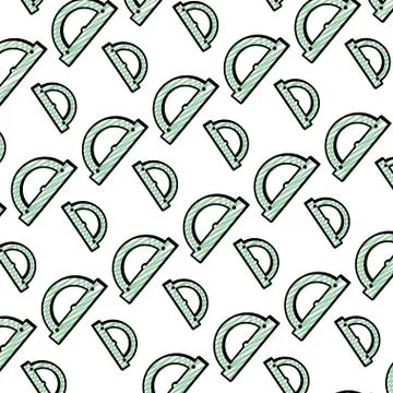 Doodle conveyor ruler school tool background Ilustração Stock