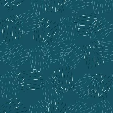 Doodle dashes seamless pattern with hand drawn. Modern abstract background. V 스톡 일러스트