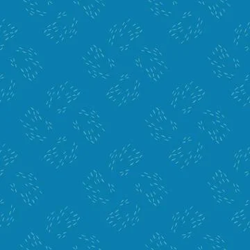 Doodle dashes seamless pattern with hand drawn. Modern abstract background. V Stock Illustration