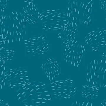 Doodle dashes seamless pattern with hand drawn. Modern abstract background. V Stockillustratie