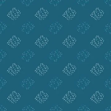 Doodle dashes seamless pattern with hand drawn. Modern abstract background. V 스톡 일러스트