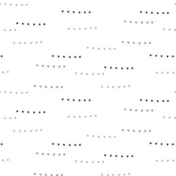 Doodle dots abstract seamless simple pattern. Illustrazione stock