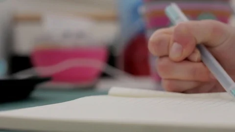 Doodle draw pen write paint hand Video stock 98676766