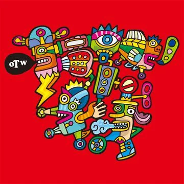 Doodle Ensemble  Stock Illustration