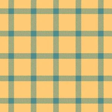 Doodle fabric check vector, grunge textile plaid pattern. Packing tartan ba.. Stock Illustration