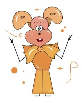 Doodle father Stock Illustration