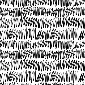 Doodle grunge lines vector hand drawn pattern. 스톡 일러스트