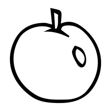 Doodle hand-drawn apple Stock Illustration