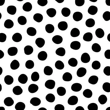 Doodle hand drawn seamless pattern. Scribble sketch texture background. Dotte Stock Illustration