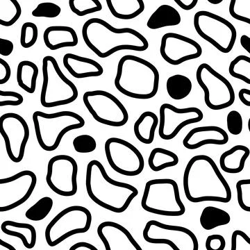 Doodle hand drawn seamless pattern. Scribble sketch texture background Illustrazione stock