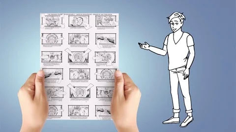 Doodle Hipster Character Stock After Effects