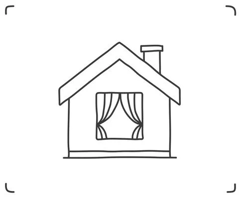 Doodle House Icon Stock Illustration
