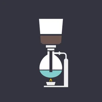 Doodle icon. alternative coffee maker. device for brewing coffee Stock Illustration