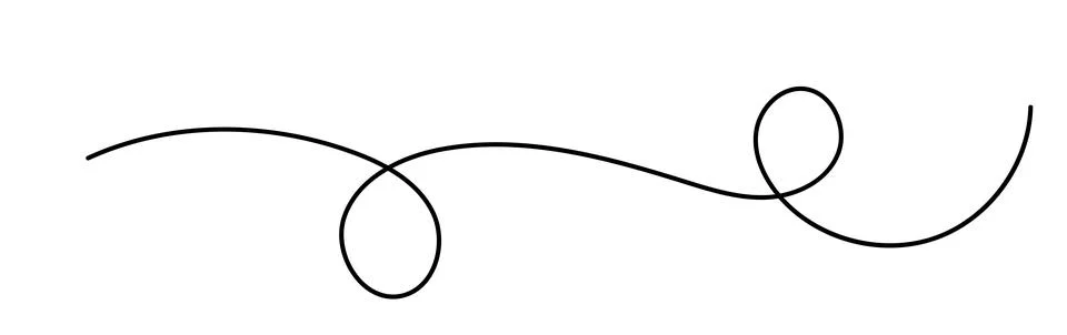 Doodle isolated vector line, simple hand drawn illustration Stock Illustration