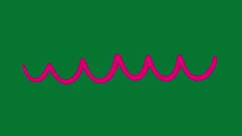 Doodle Line Animation Green Screen Stock-Footage 323469284