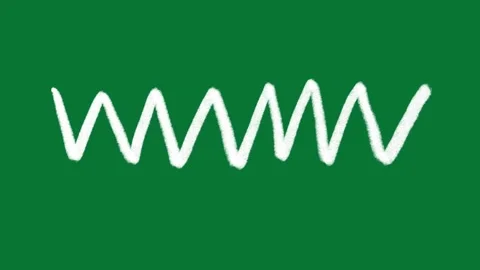 Doodle Line Animation Green Screen Stock-Footage 323469308