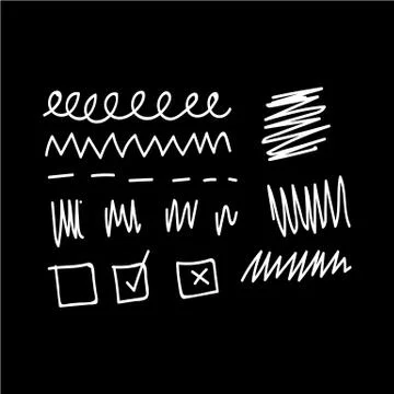 Doodle line icon vector illustration Illustrazione stock
