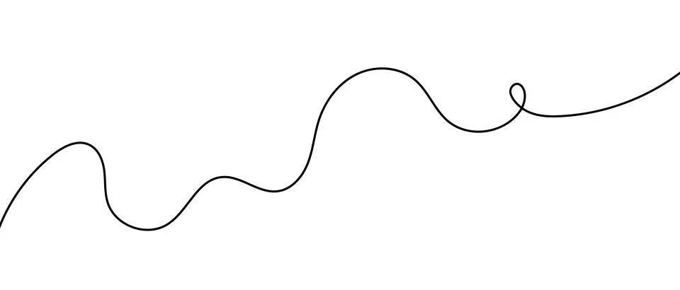 Doodle line, vector simple illustration, decorative abstract art 스톡 일러스트