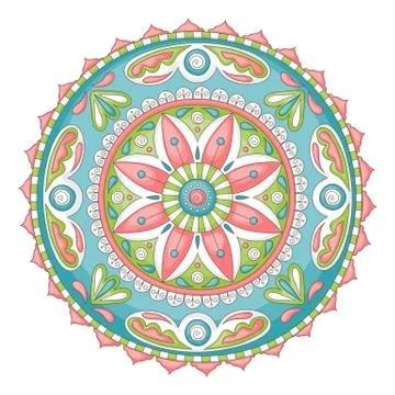 Doodle mandala Stock Illustration