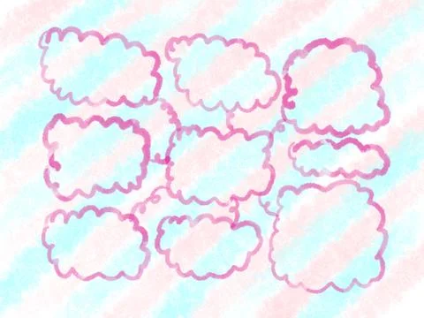 Doodle mind mapping data presentation set illustrator. Ilustración de archivo