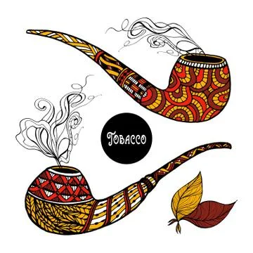 Doodle Pipes Set イラスト素材