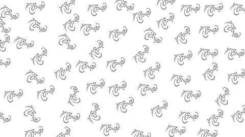 Doodle seamless pattern with love hearts and stars in clean line style, ide.. 스톡 일러스트