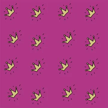 Doodle seamless pattern for Valentine s day. Vector colorful illustration for Stock Illustration