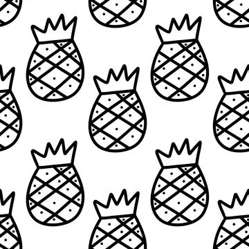 Doodle set of fruit hand drawing Stock Illustration