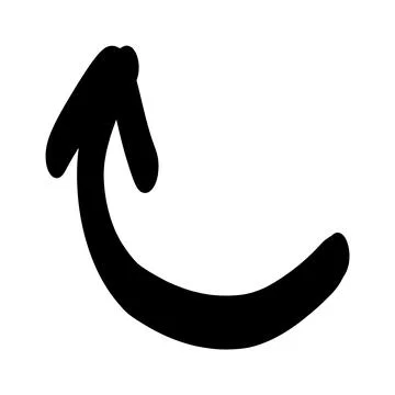 Doodle shapes. Arrows sketch elements. Vector cartoon arrow. Hand drawn icon. 스톡 일러스트